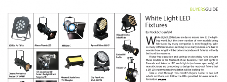 White Light LED Fixtures, PLSN Buyers Guide, April 2015