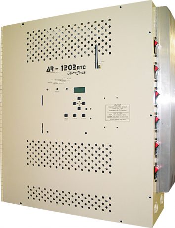 Lightronics’ AR-1202RTC 12-channel x 2.4kW architectural dimmer.