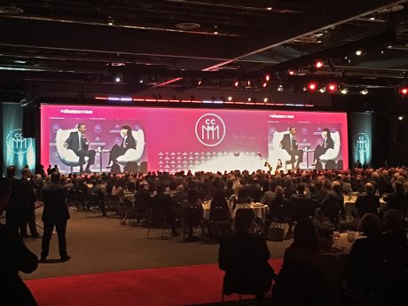 The former U.S. president spoke at the Montreal Board of Trade on June 6, 2017.