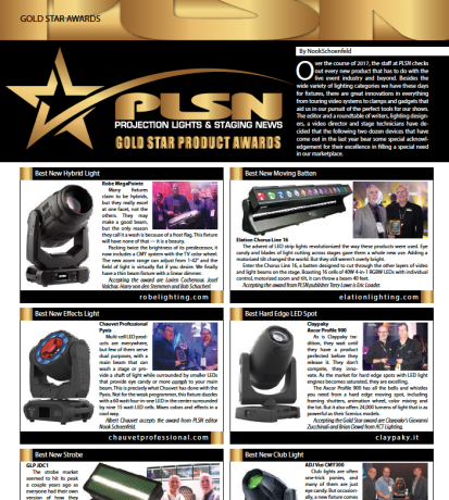 2017 PLSN Gold Star Product Awards