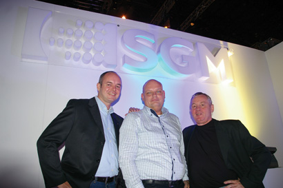 From left, Steen Geertsen, Michel Roelofsen, Peter Johansen