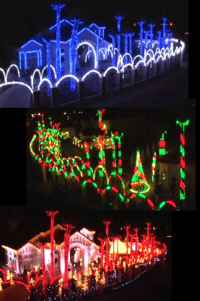 Christmas light show