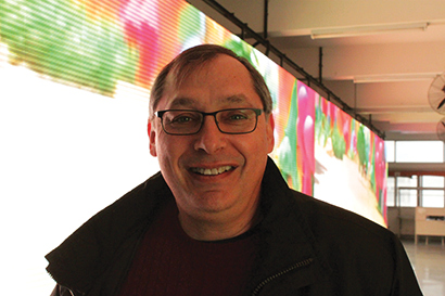 Mitch Kaplan at the digiLED Factory in Shenzhen, China. He serves as that company’s U.S. distributor.