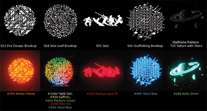 GAM Products Introduces Five New Gobos