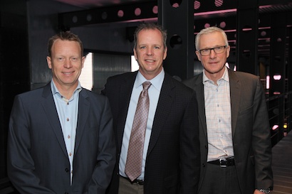 Christian Engsted (Martin), Blake Augsburger (Harman) and Jens Bjerg Sorensen (Schouw & Co.)