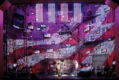 American Idiot, incorporating designs from Christine Jones and Kevin Adams, was featured at PQ 2011 and also at La MaMa in NYC Dec. 6-16.