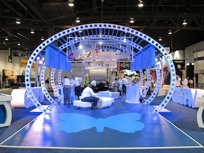 VR Steel's booth