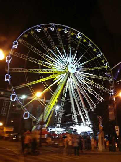 Atlanta's ferris wheel.