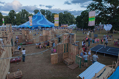 Eastern Electrics Festival’s Electric City got a design assist from Smash Productions
