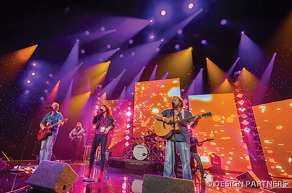 MDA’s “Show of Strength” Gets Boost from Lighting, Video; photo courtesy of Design Partners Inc