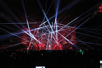 Bruno Mars Tours with Clay Paky, Chromlech and grandMA Gear