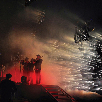 Mumford & Sons tour photo by Adam Carr