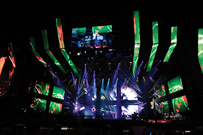 Festa do Peao de Barretos in Brazil Lit by Robe Fixtures