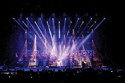 Luciano Ligabue Performances at Verona Arena Lit by Clay Paky Fixtures