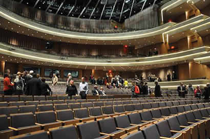 Moss Arts Center grand opening, Virginia Tech, 2013. Photo courtesy of Theatre Projects