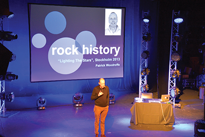 Patrick Woodroffe in Sodra Teatern, Stockholm, Sweden