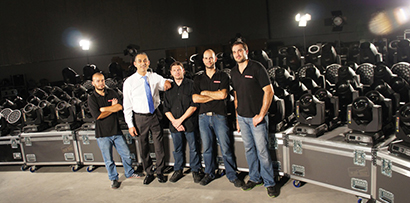 Creative Communication Group (CCG) and Clay Paky gear in Abu Dhabi, UAE