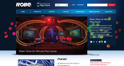 Robe website in Spanish debuts