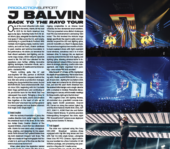 J Balvin’s ‘Back to the Rayo’ Tour