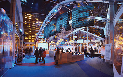 WorldStage Lights Temporary Structure as NYC Welcomes New Mayor