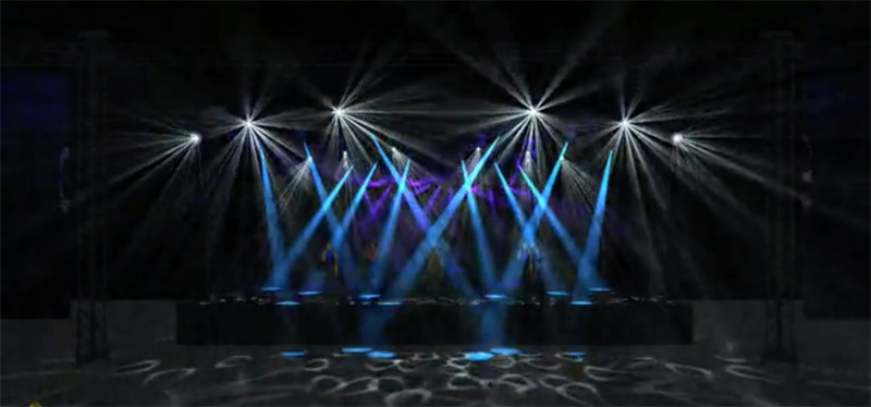 Harman’s Martin Professional named Garou Blancan, a 25-year-old Belize-born Canadian, as the winner of its 2014 Professional Young Lighting Designer contest. Pictured here is a moment from his show design.