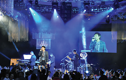 Wynn Resorts' Chinese New Year celebration, 2014, was a hybrid of a celebratory gala and a headlining concert