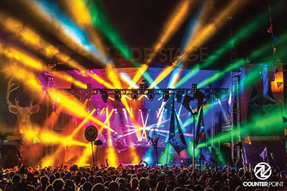 Bandit Lites supported the 2014 CounterPoint festival in late April near Rome, GA