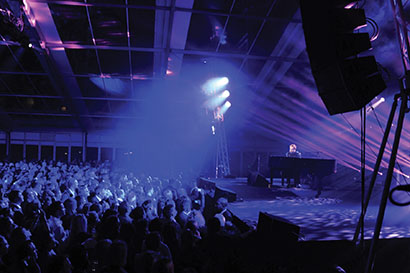 Elton John Concert at Battersea Power Station Lit with Robe Fixtures