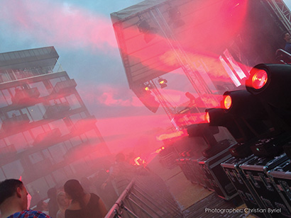 Tiësto Gig in Copenhagen Lit with SGM Gear. Photo by Christian Byriel