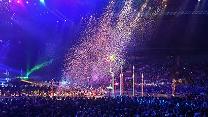 Katy Perry 2014 tour photo courtesy of Quantum Special Effects