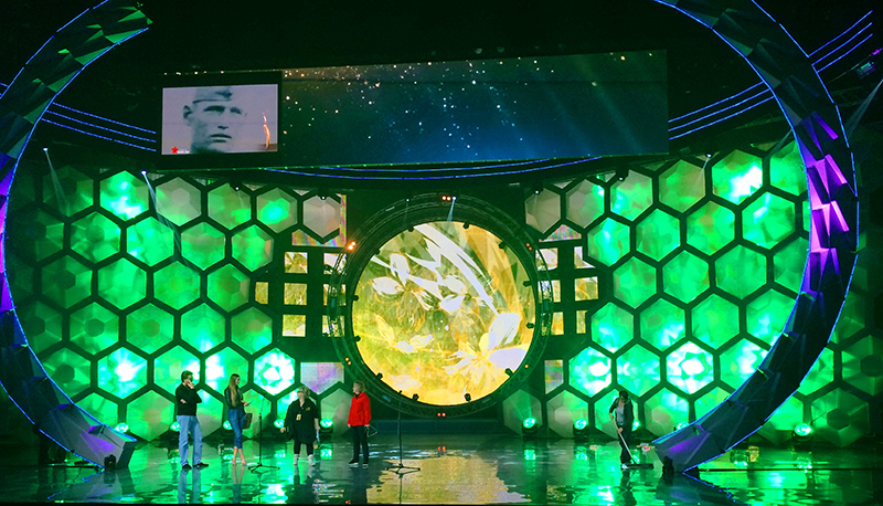 The Belarusian TV Awards Lit with Clay Paky B-EYE Fixtures