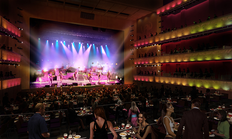 Tobin Center Equipped with grandMA2 console, Clay Paky lighting