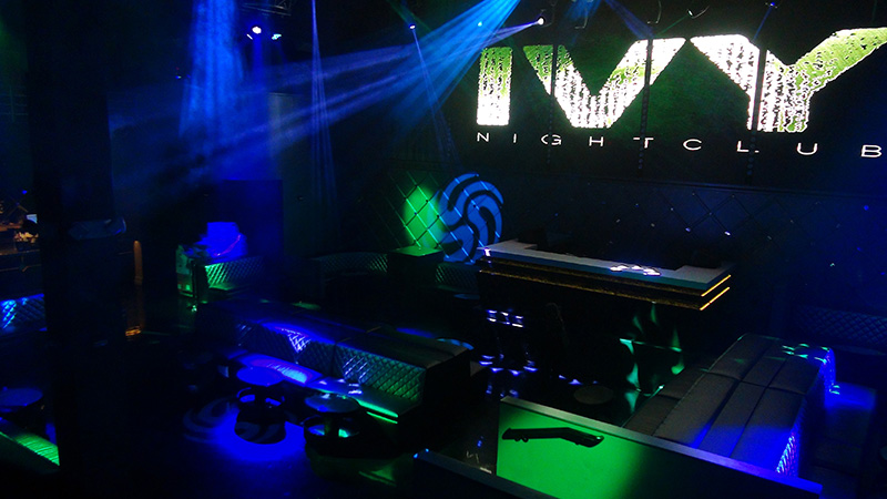 Rogue R1 Beams Part of DJ Booth Looks at Ivy in Miami Beach