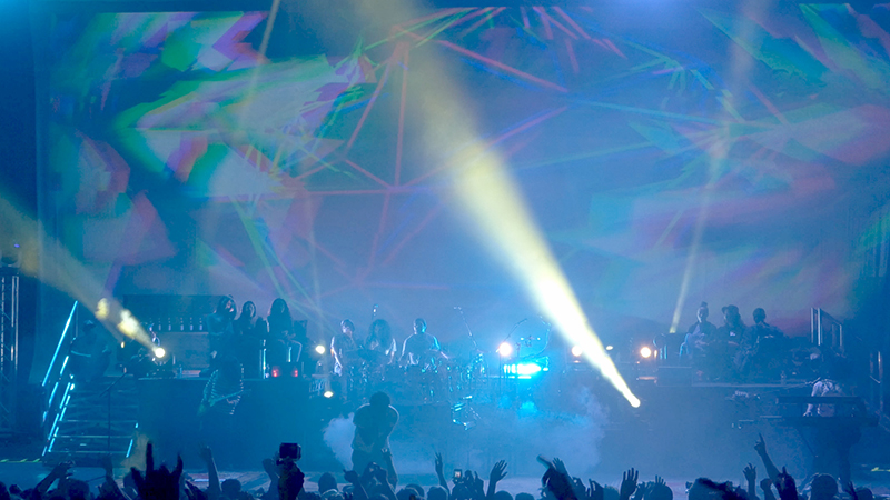 Childish Gambino London show lit with Philips Vari-Lite fixtures