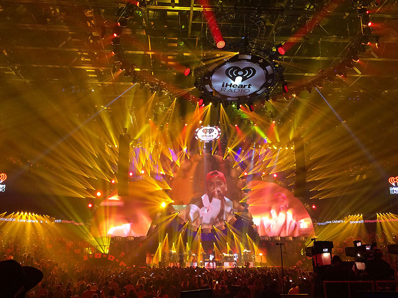 Massive iHeartRadio Music Festival Rig Centers on Robe Fixtures, photo by Chase Simonds.