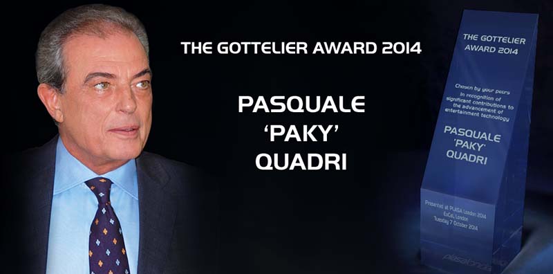 Pasquale Quadri Honored Posthumously with 2014 Gottelier Award