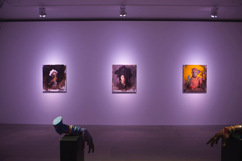 Jonas Burgert’s exhibition, Stück Hirn Blind, is on at London’s Blain Southern gallery in Hanover Square in London until 22 November.