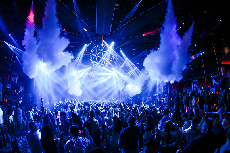 Drai’s Nightclub in Las Vegas Equipped with Elation Gear. Photo by Shane O’Neal