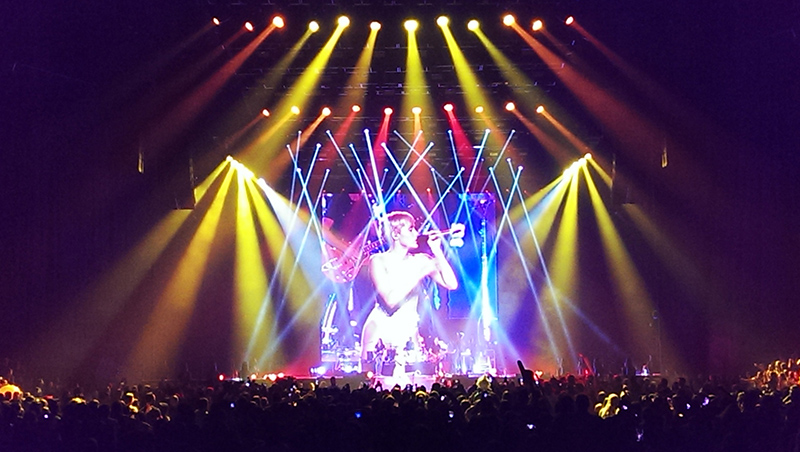 Miley Cyrus Show in Puerto Rico Lit with Chauvet Professional Gear