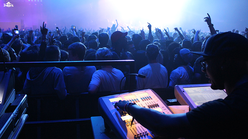 The Red Bull Culture Clash drew more than 20,000 music fans to Earls Court here to watch and listen as four music crews battled it out. Jamie Corbidge, LD for the event, used gear provided by Storm Lighting. The setup included Avolites Sapphire Touch and Tiger Touch II consoles with a network enhanced with Avolites Titan Net Processors.