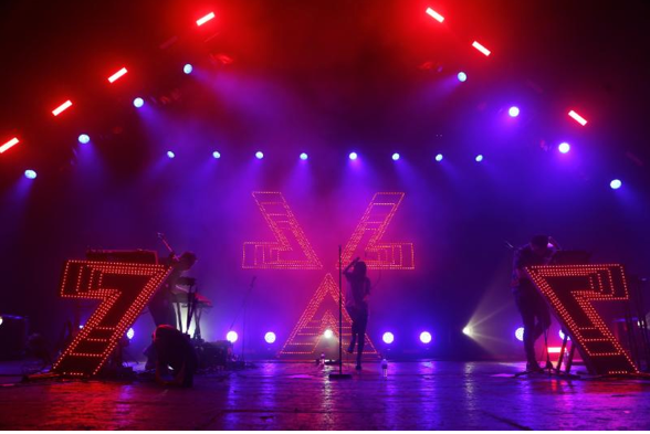 Chvrches Show at London's Brixton Academy Lit with Showline Strobes from HSL