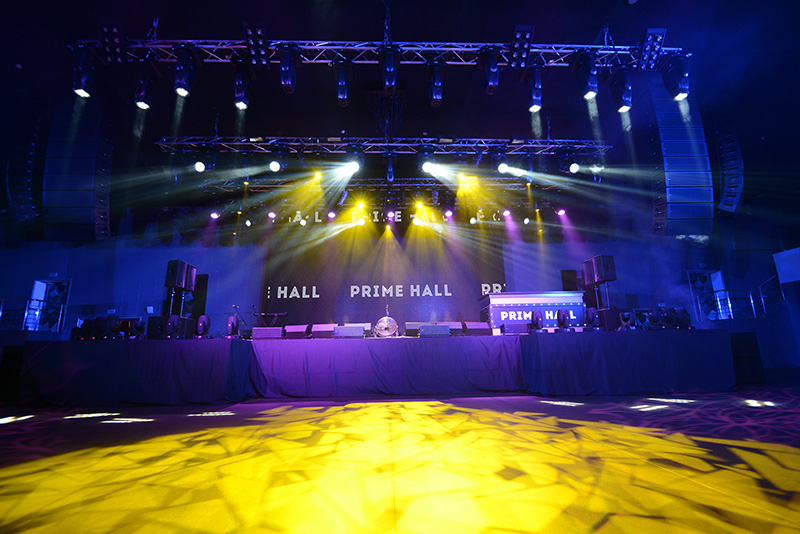 Prime Hall in Belarus Equipped with 130+ PR Lighting Fixtures