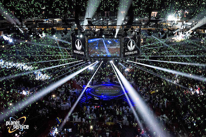 Herbalife Convention in Prague Lit with D.T.S. Gear