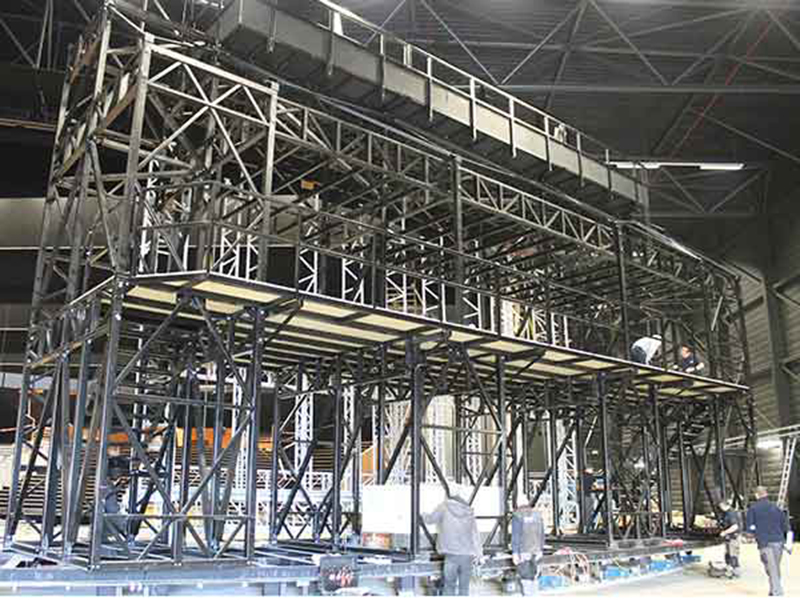 Delstar Engineering Supplies Scenic Structure for Production of Anne at Theater Amsterdam