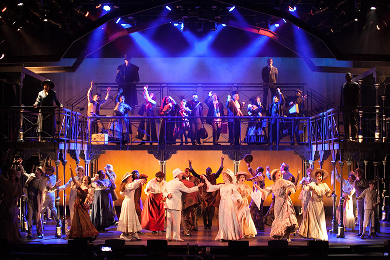 Pacific Coast Entertainment provided GLP fixtures to support LD Jean-Yves Tessier’s lighting design for 3-D Theatrical's production of Ragtime.