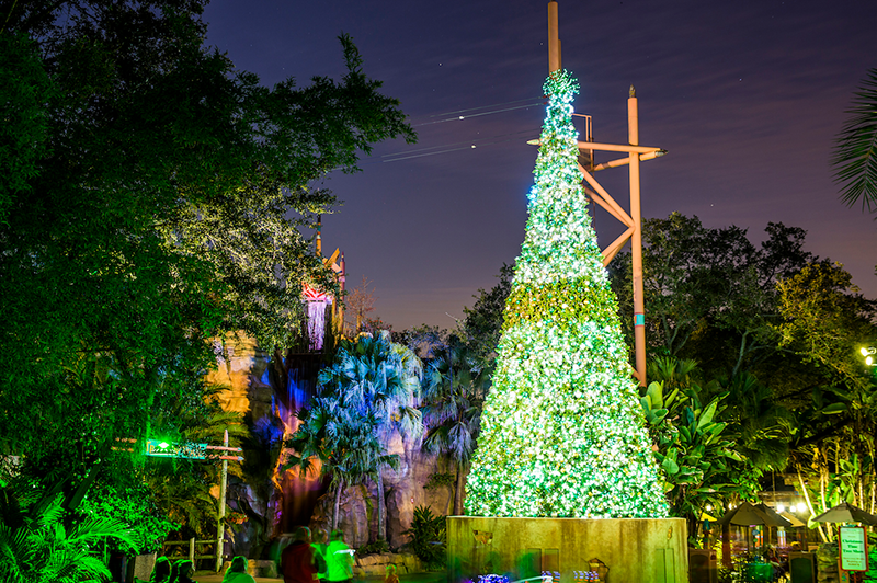 Busch Gardens Tampa Christmas Town Lights Up with Barbizon-Supplied Chauvet Professional LEDs - COLORado 1-Quad Tour par-style LED