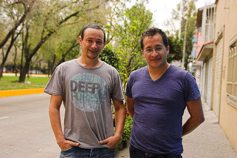 Mariano Alfaya on the left and Jose Luis Torres on the right