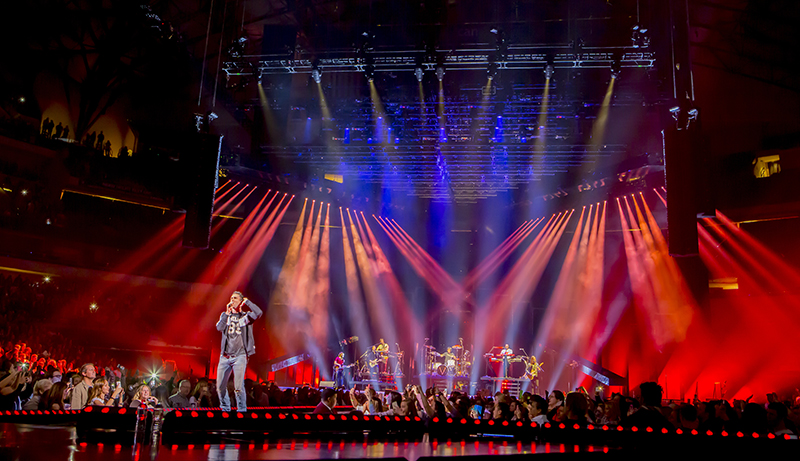Maroon 5 touring with Clay Paky gear supplied by A.C.T Lighting (c) Lewis Lee, Courtesy of Maroon 5