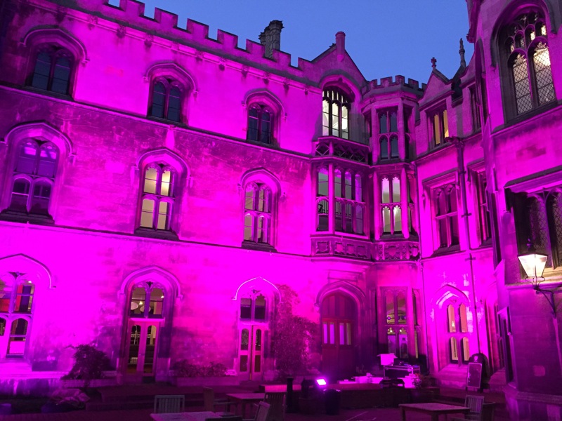 Lightwave Productions’ P-5s illuminating Kings College Cambridge