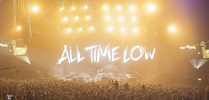 All Time Low on their U.K. arena tour